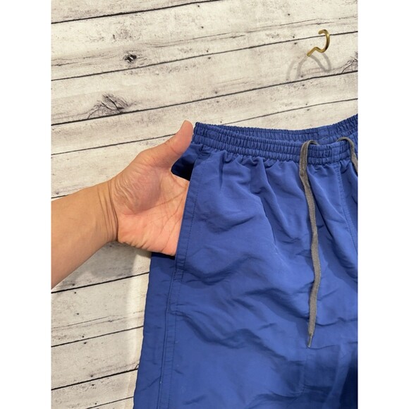 PATAGONIA Mens Baggies Nylon Short Sz S Blue Mesh Lined Active Gym 7” Inseam - Picture 11 of 16